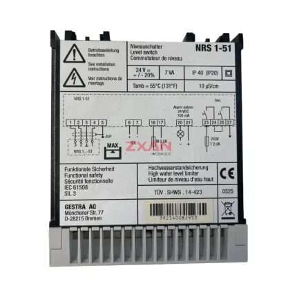 Flowserve Gestra NRS 1-51 Level Switch / High Water Level Limiter