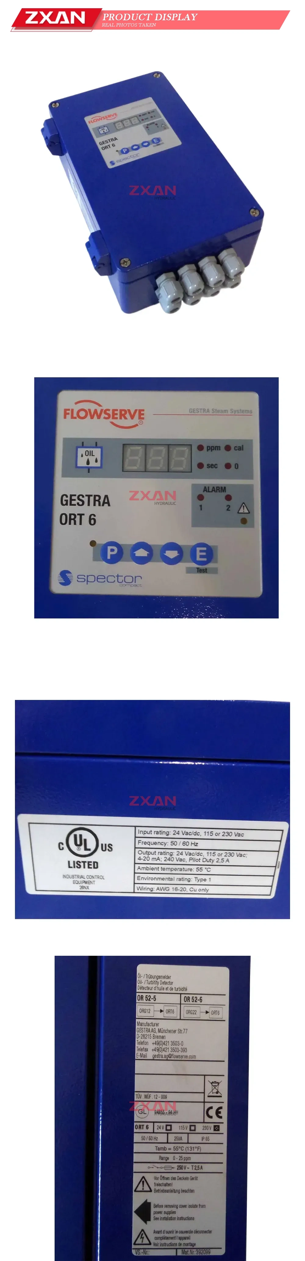 Flowserve ORT 6 Oil / Turbidity Detector Description