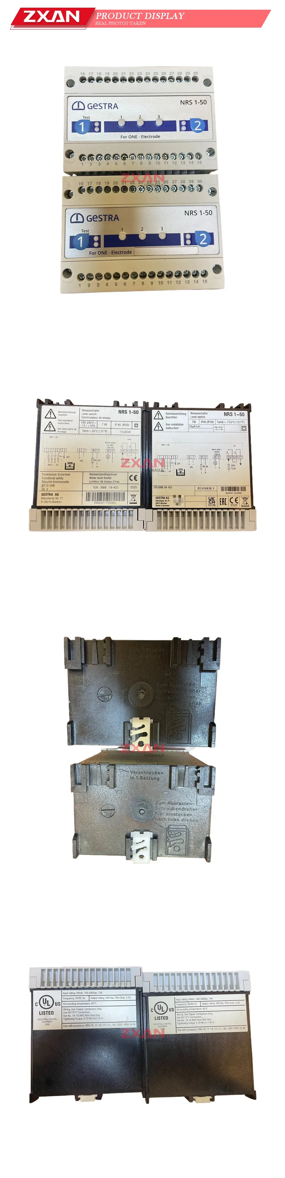 GESTRA NRS 1-50 Level Switch / Water Level Limiter Description