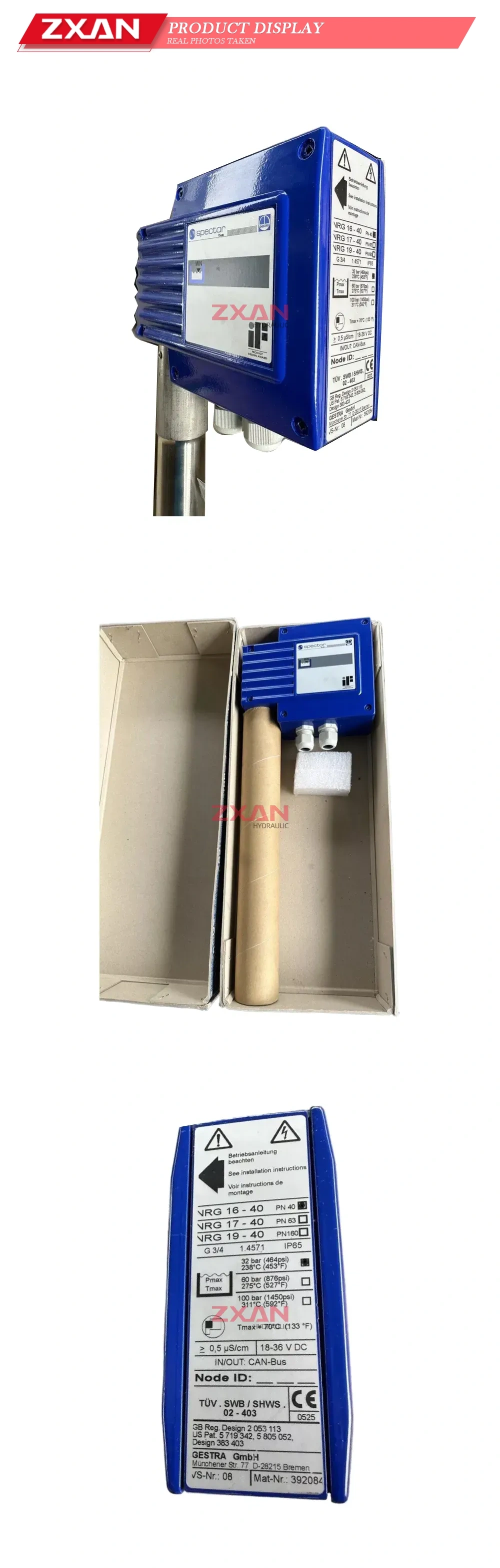 GESTRA VRG 16-40 Conductivity Transmitter Description
