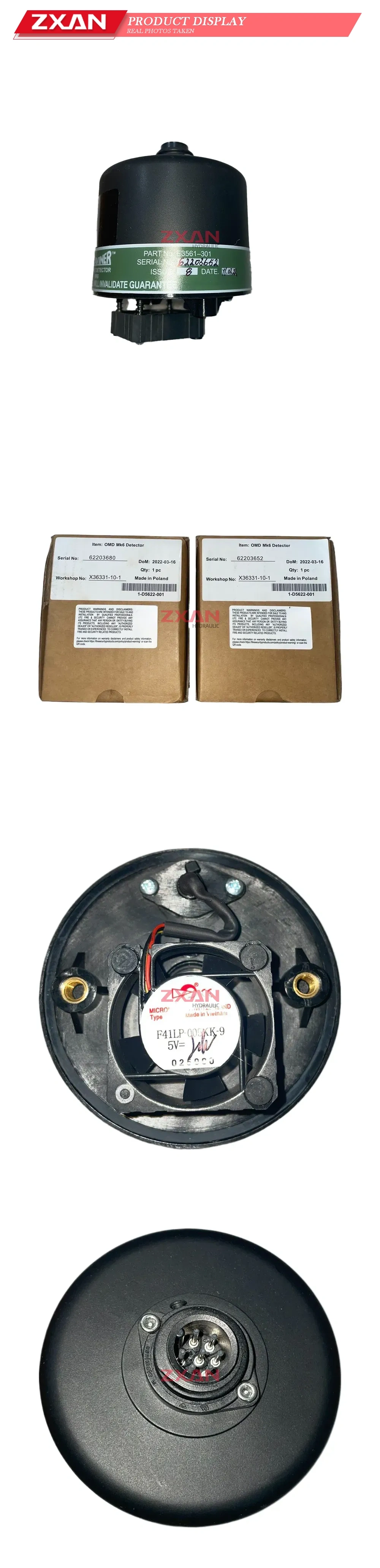 Graviner OMD Mk6 / E3561-301 Optical Flame/Overheat Detector Description