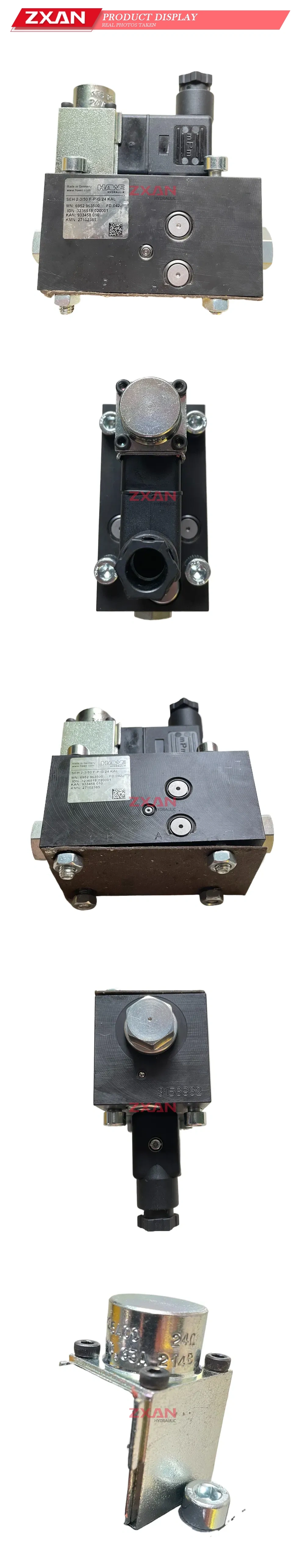 HAWE SEH 2-3/50 F-P-G 24 KAL Solenoid Directional Valve Description
