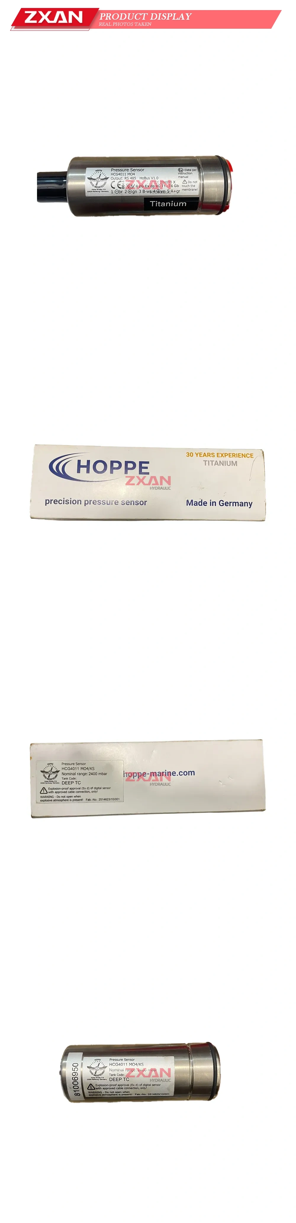 HOPPE HCG4011 M04/KS Precision Pressure Sensor Description