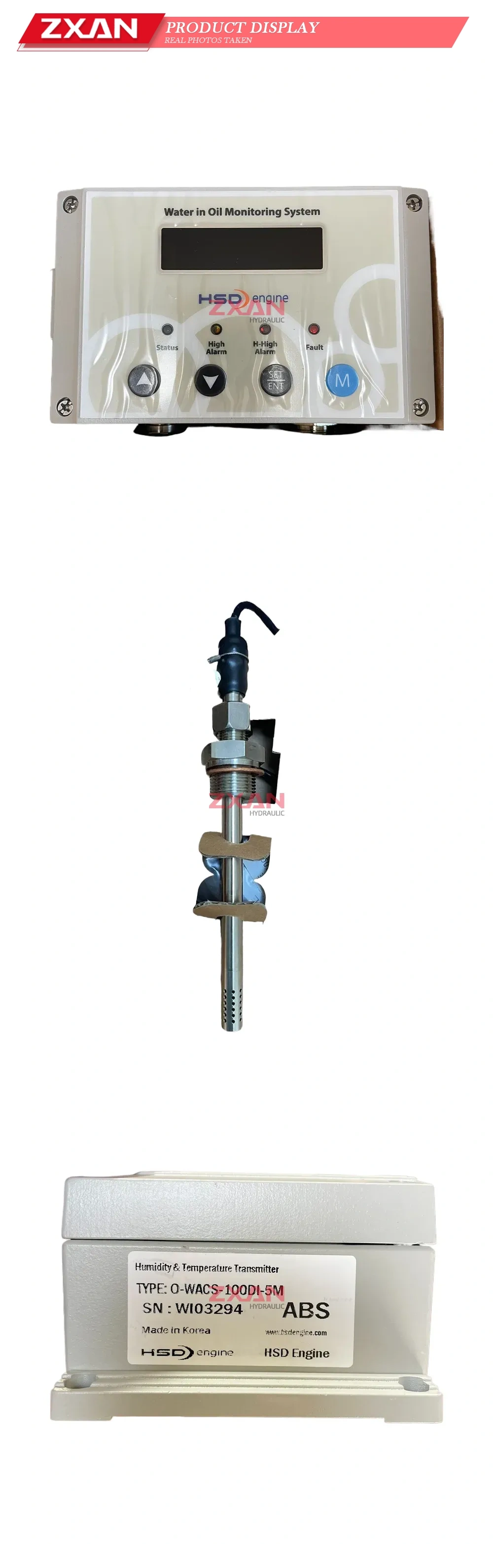 HSD Engine O-WACS-100DI-5M Water in Oil Monitoring System Description