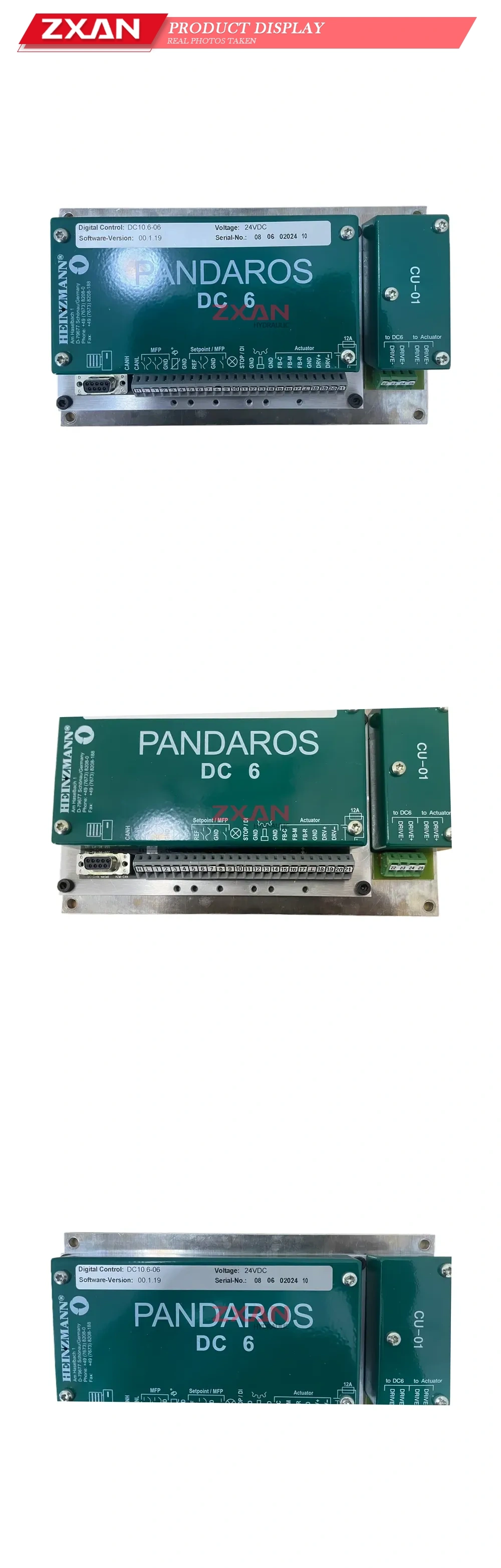 Heinzmann PANDAROS DC 6 Digital Control Unit Description