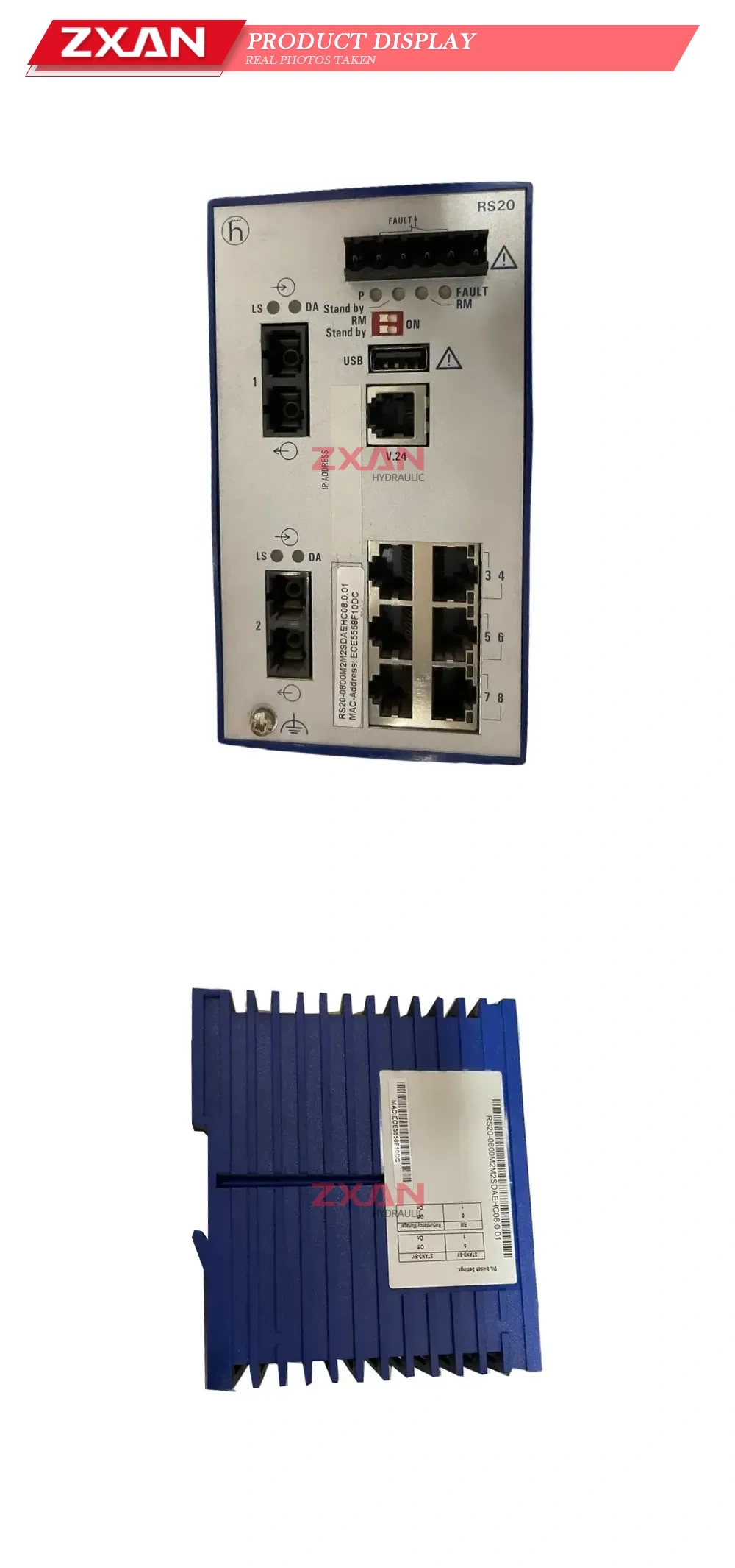 Hirschmann RS20-0800M2M2SDAEHC08.0.01 Industrial Ethernet Switch Description