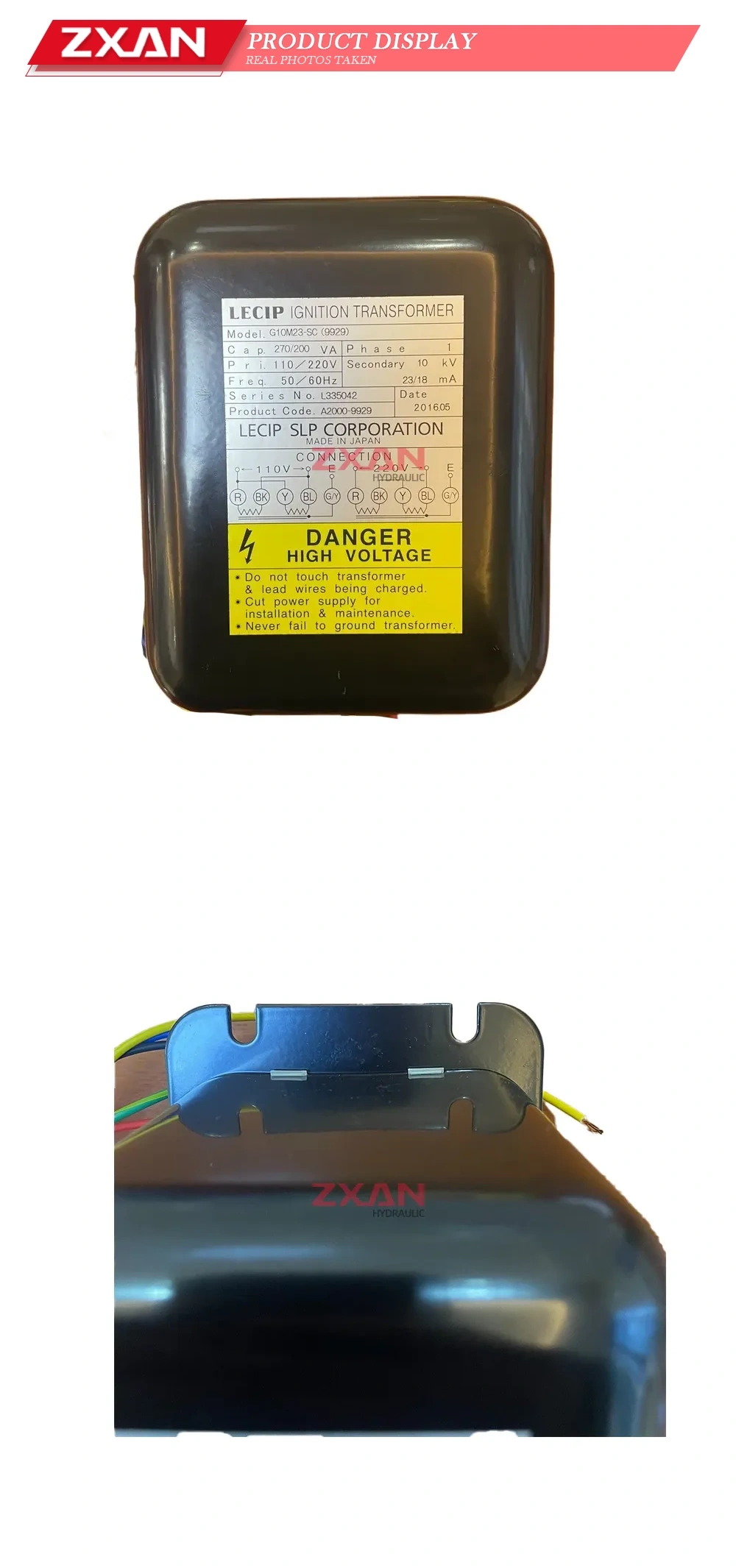 LECIP G10M23-SC (9929) Ignition Transformer Description