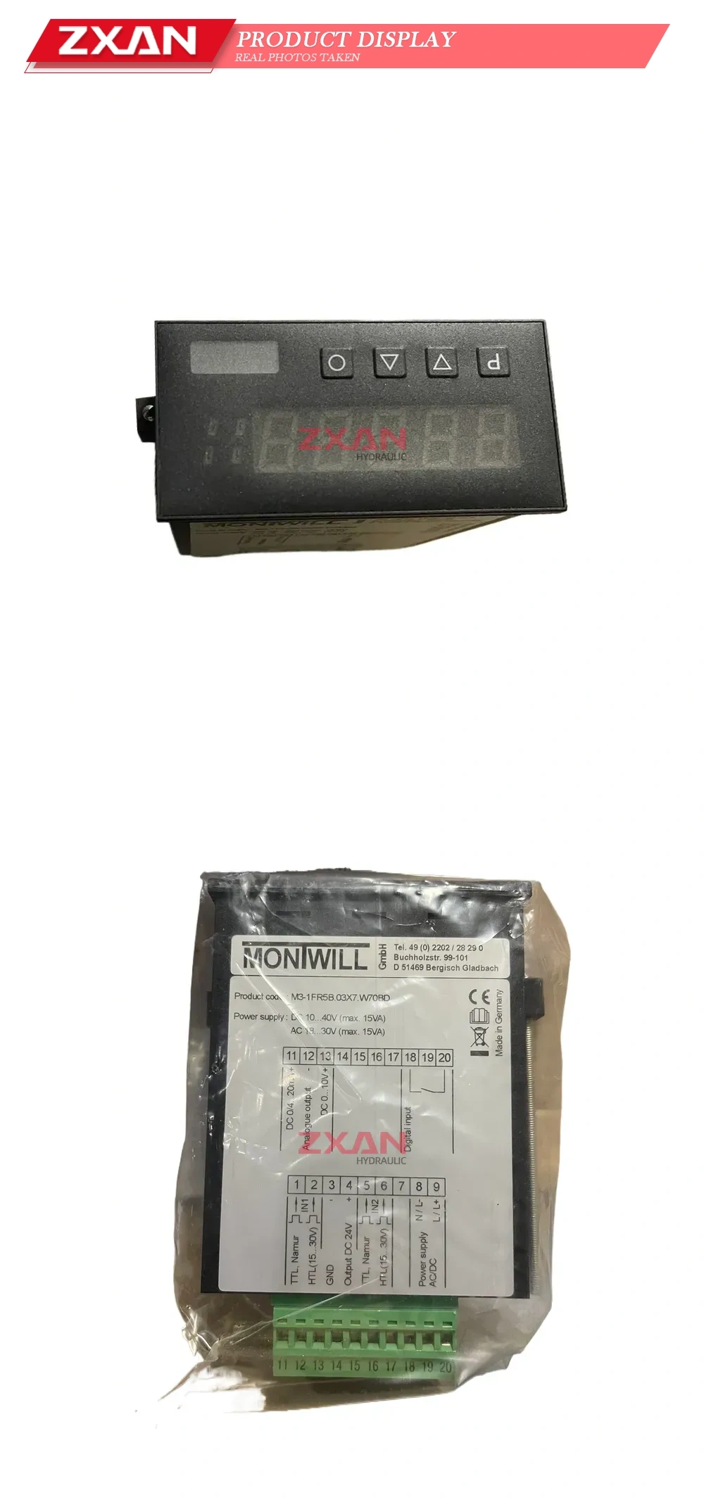 MONIWILL M3-1FR5B.03X7.W70RD Digital Counter / Frequency Controller Description