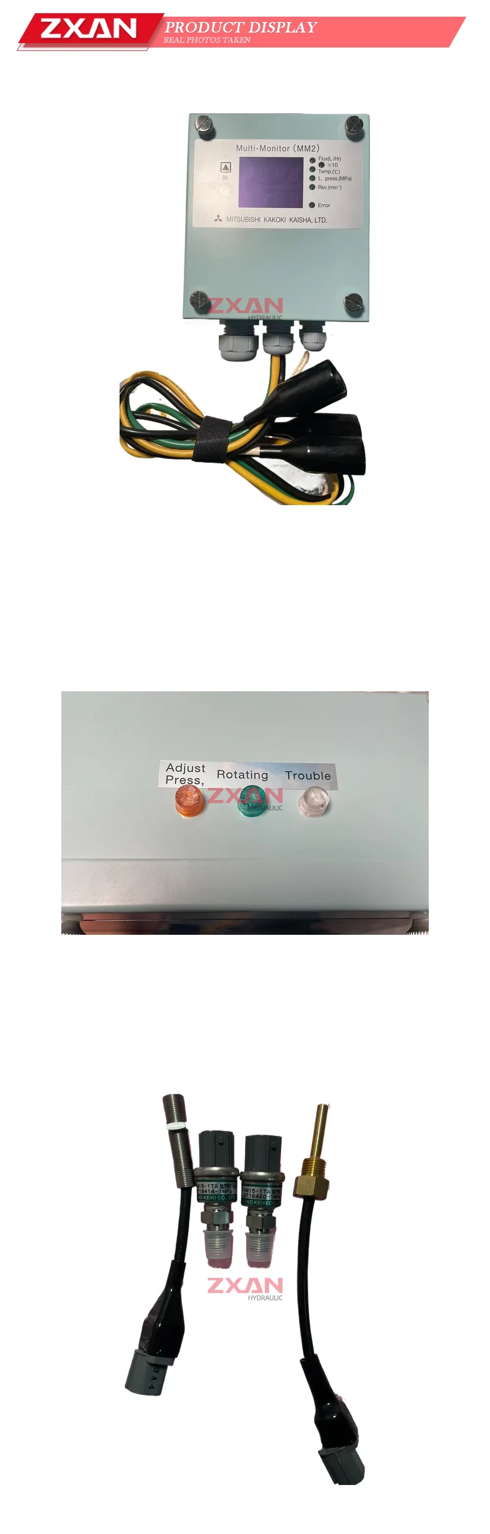 Mitsubishi Kakoki Kaisha MM2 Multi-Monitor Display Unit with Sensors Description