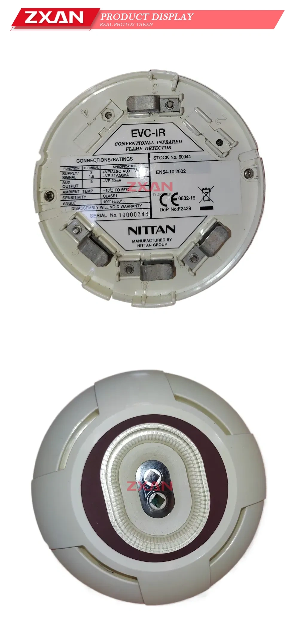 NITTAN EVC-IR Conventional Infrared Flame Detector Description