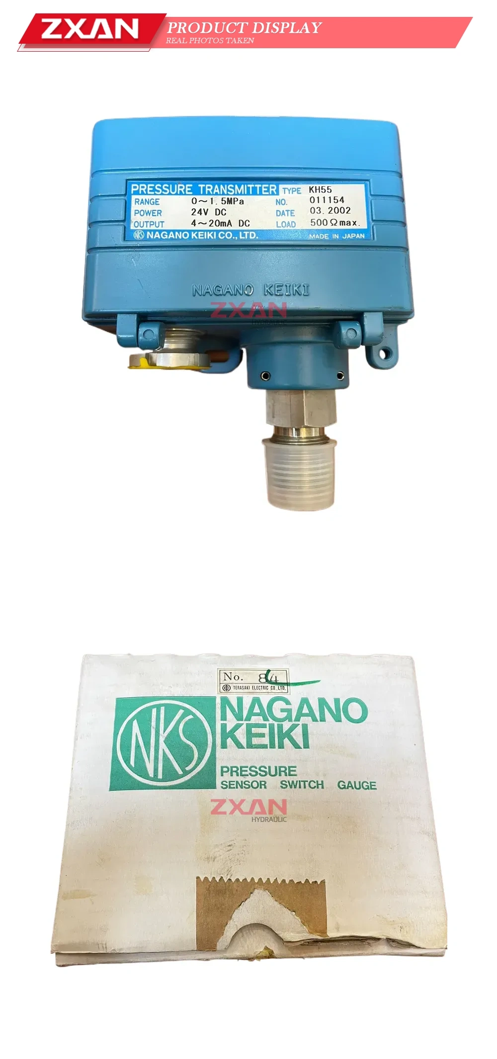 Nagano Keiki KH55 Pressure Transmitter Description