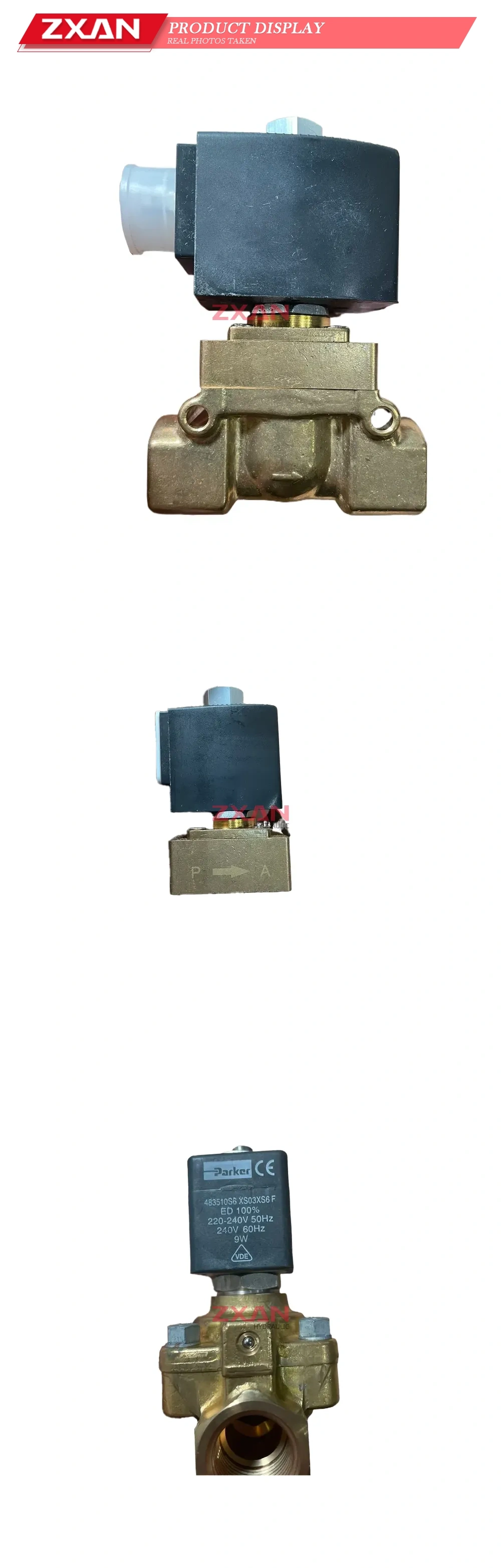 Parker 483510S6 XS03XS6 F Solenoid Valve Description