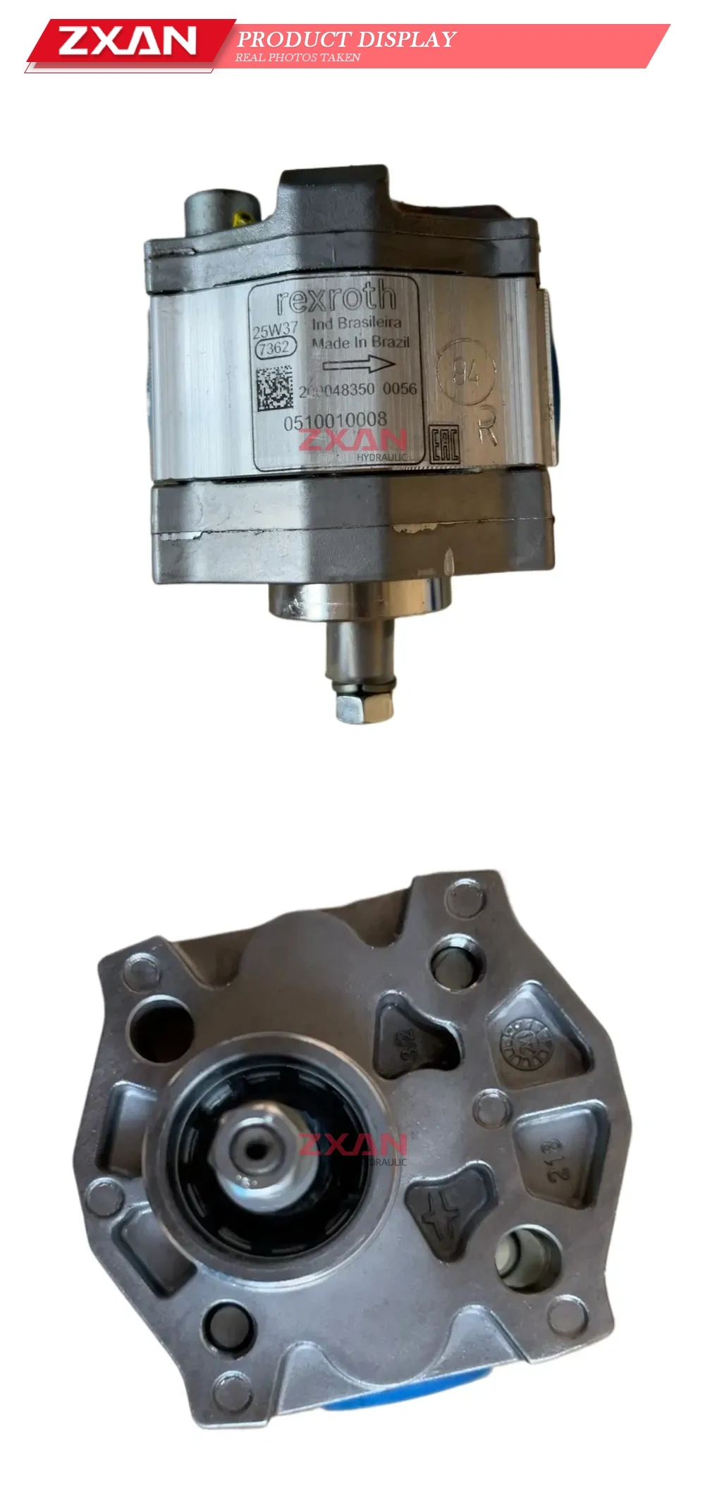 Rexroth 0510010008 Hydraulic Gear Pump Description