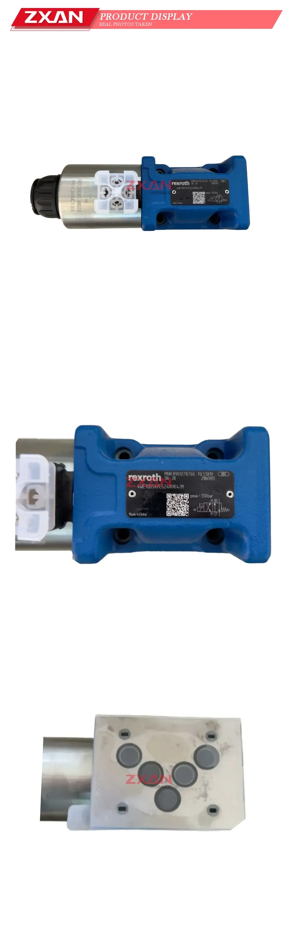 Rexroth 4WE10D5X/EG24N9K4/M Hydraulic Directional Control Valve Description