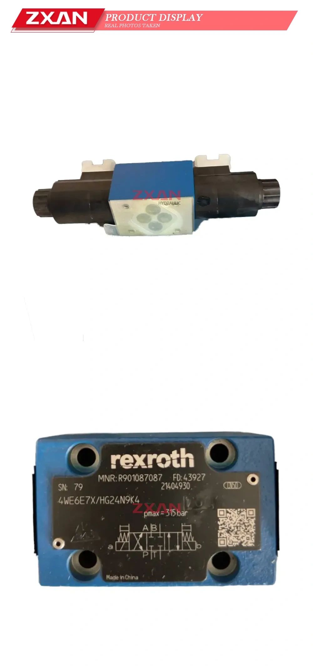 Rexroth 4WE6E7X/HG24N9K4 Hydraulic Directional Control Valve Description