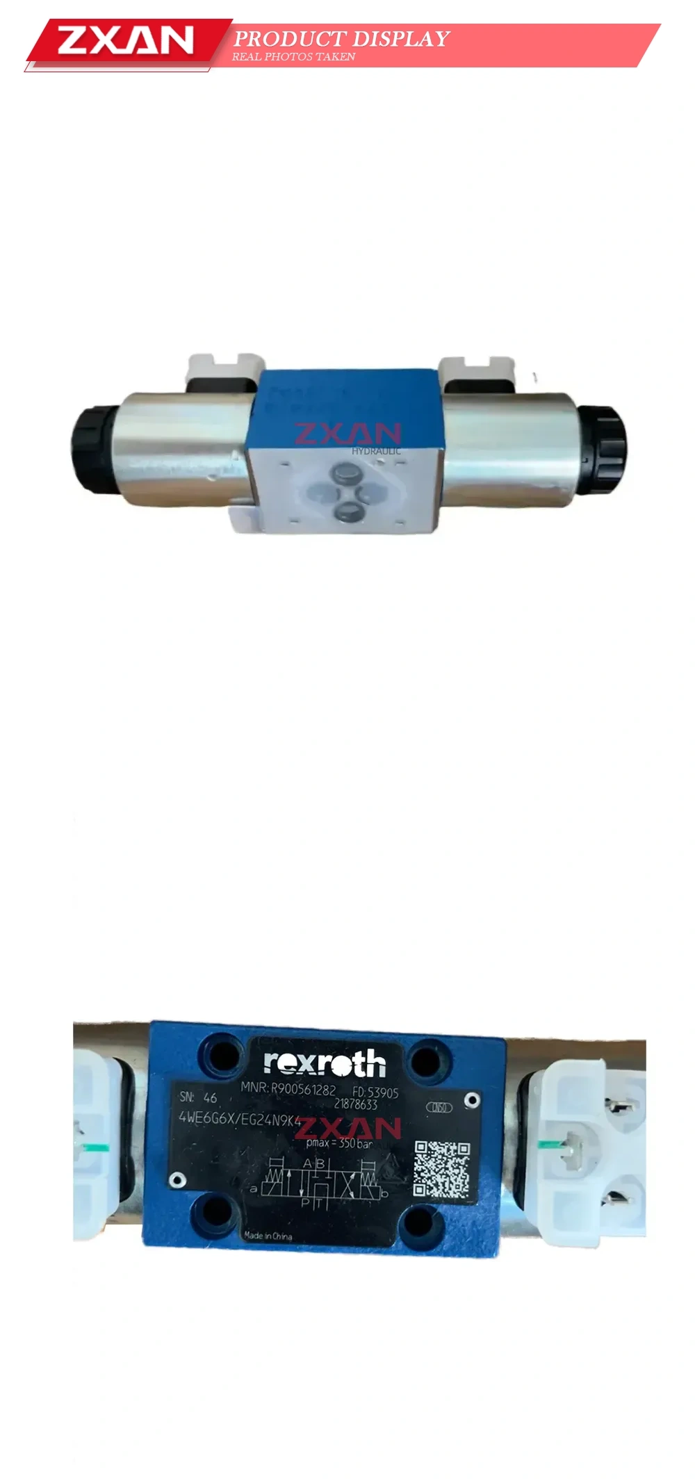 Rexroth 4WE6G6X/EG24N9K4 Hydraulic Directional Control Valve Description