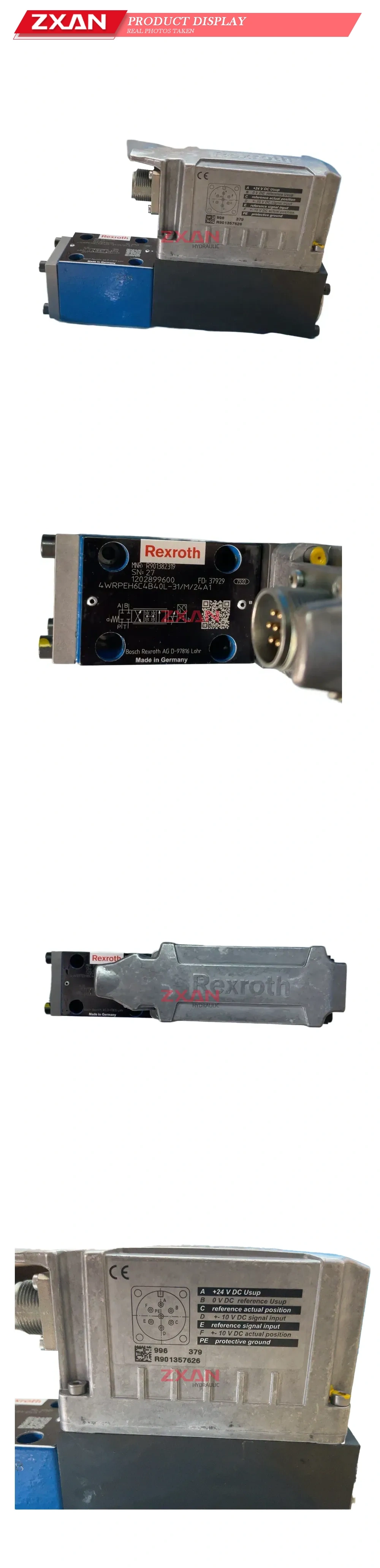 Rexroth 4WRPEH6C4B40L-31/M/24A1 Proportional Directional Control Valve with Integrated Electronics Description