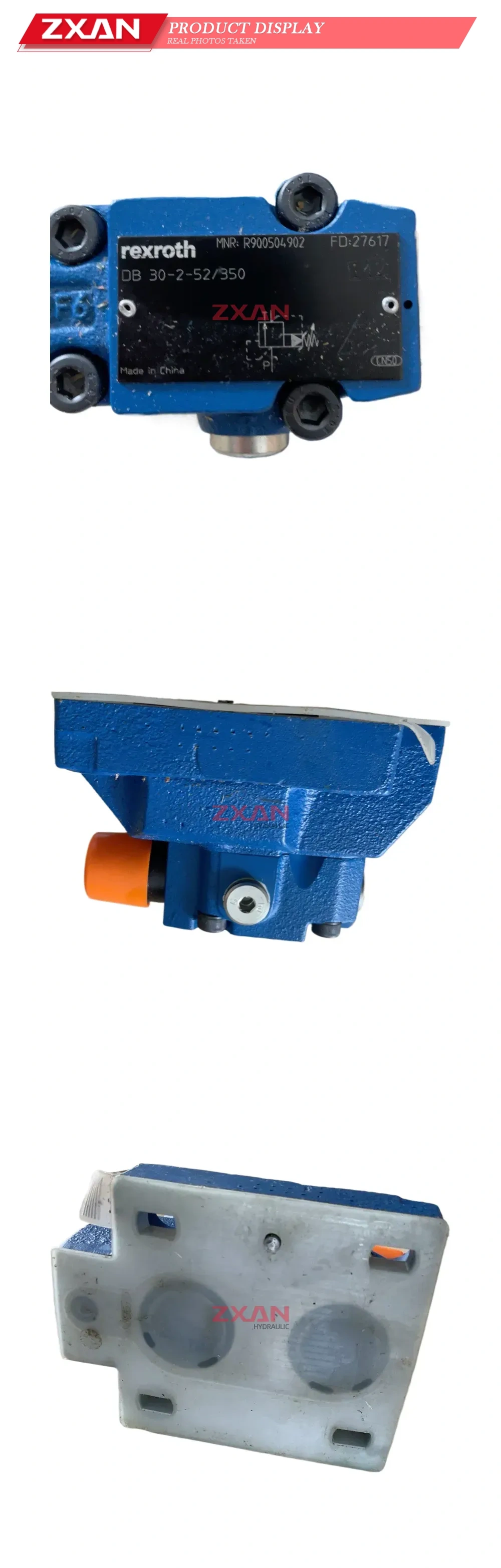 Rexroth DB 30-2-52/350 Hydraulic Pressure Relief Valve Description