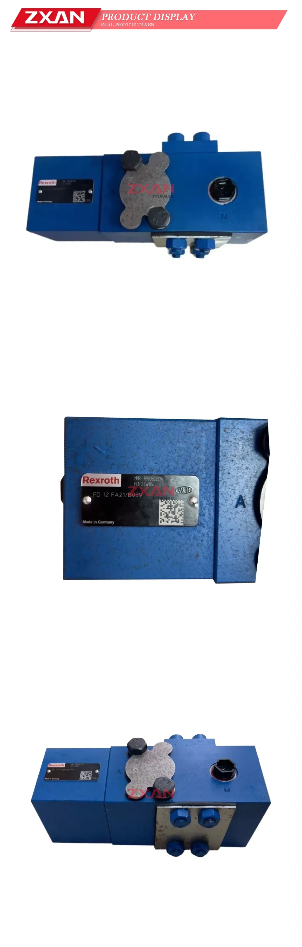 Rexroth FD 12 FA21/B03V Pilot-operated check valve Description