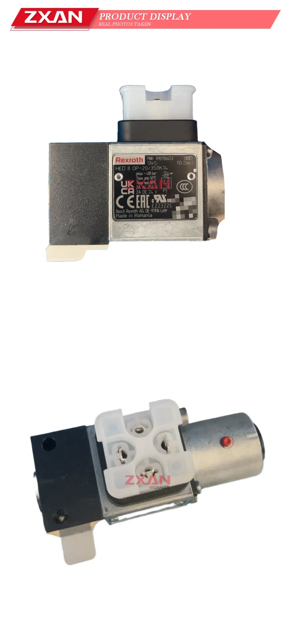 Rexroth HED 8 OP-20/350K14 Hydraulic Pressure Switch Description