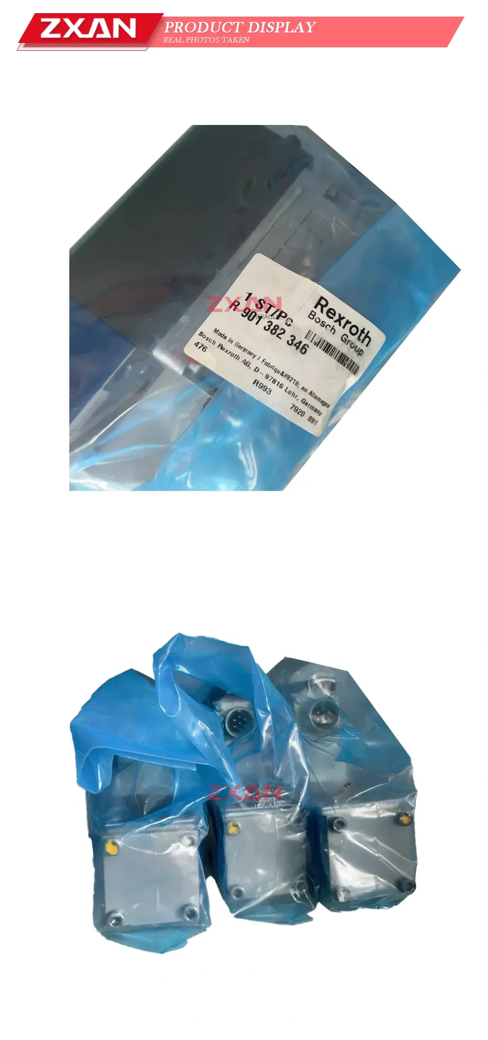 Rexroth R 901 382 346 Hydraulic Proportional Directional Control Valve Description