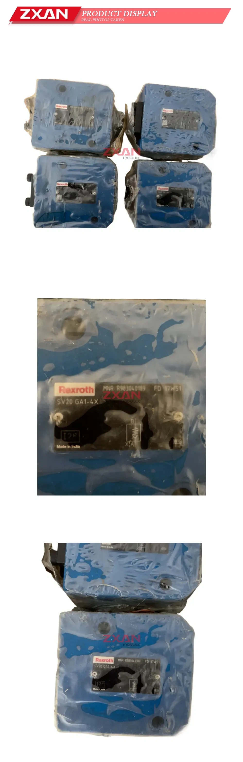 Rexroth SV20 GA1-4X Hydraulic Check Valve Description