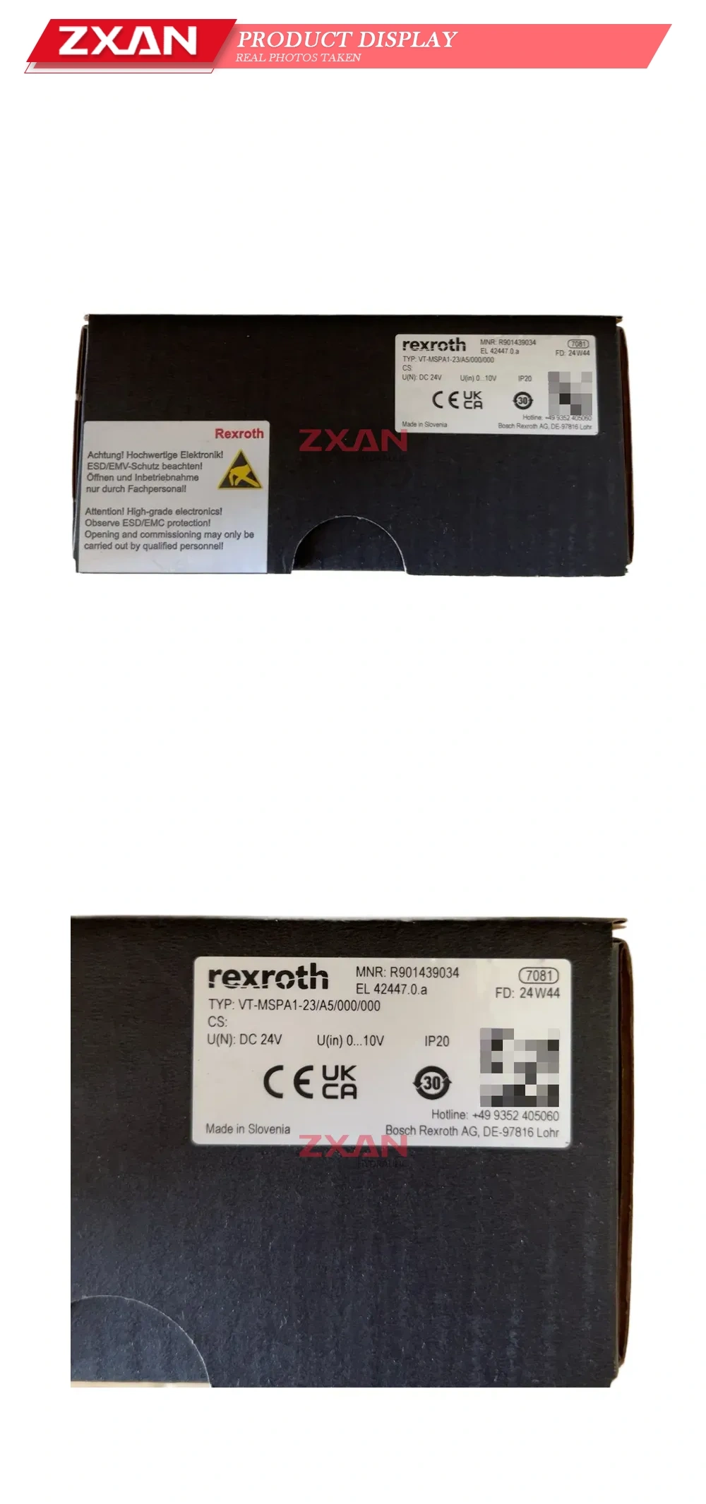 Rexroth VT-MSPA1-23/A5/000/000 Amplifier Card Description