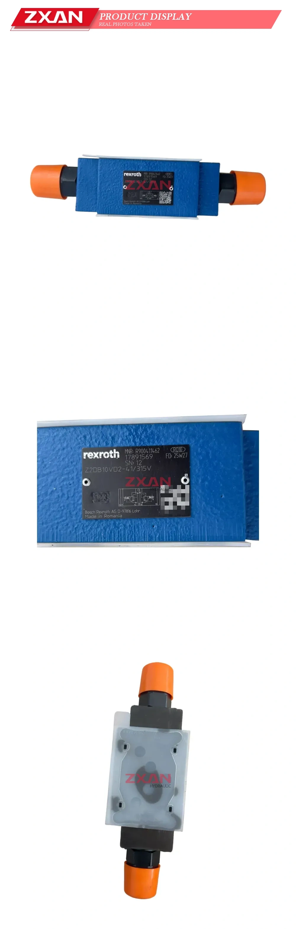 Rexroth Z2DB10VD2-4X/315V Hydraulic Pressure Relief Valve Description