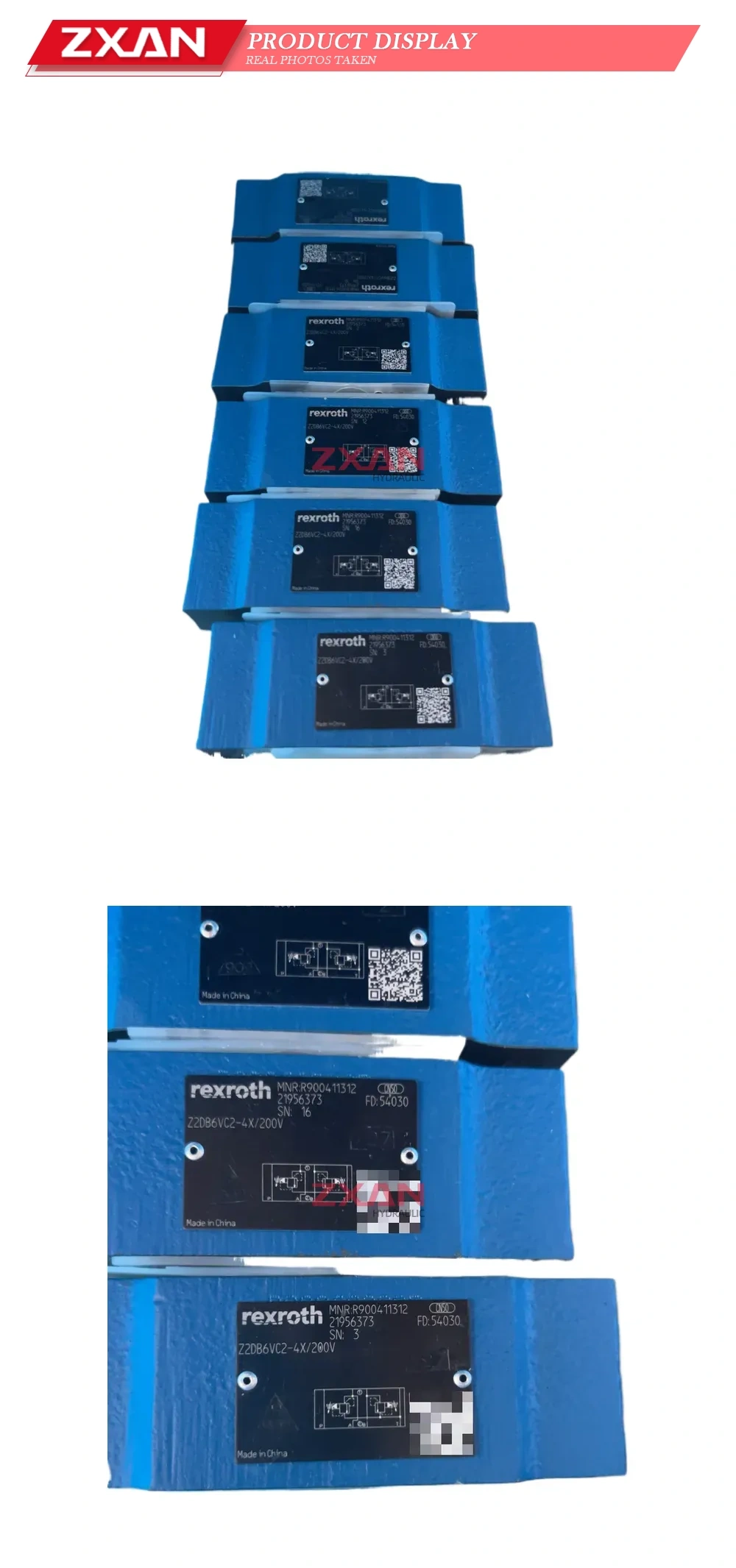 Rexroth Z2DB6VC2-4X/200V Hydraulic Pressure Relief Valve Description