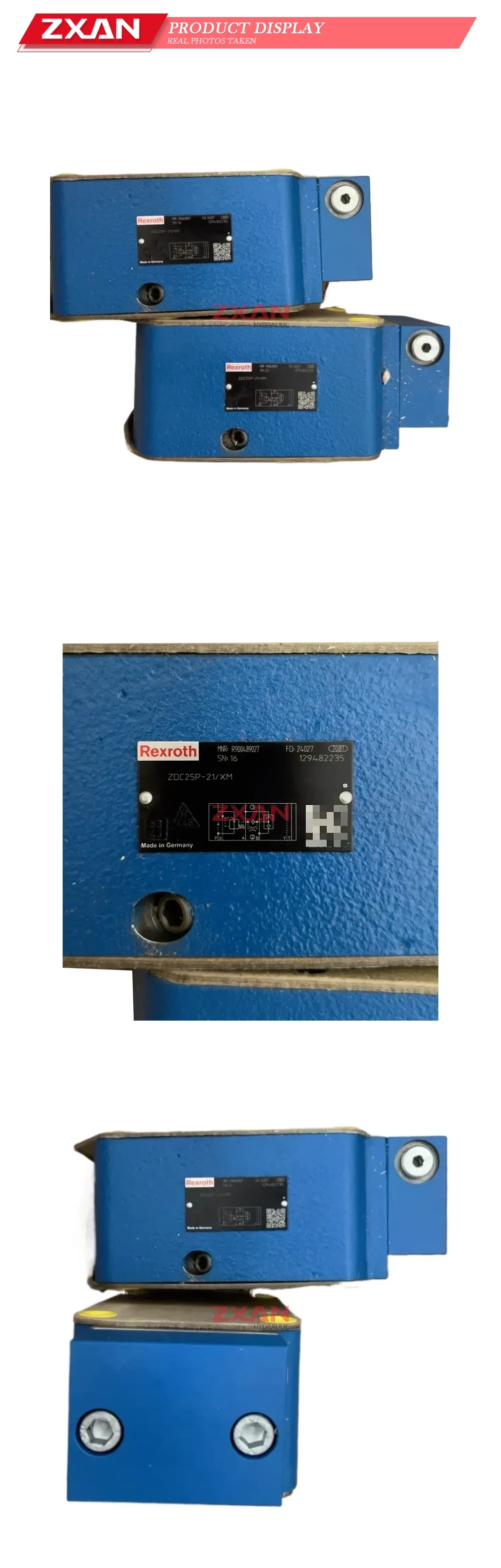 Rexroth ZDC25P-21/XM Hydraulic Pressure Reducing Valve Description