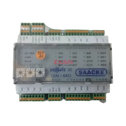 SAACKE se@vis IO 12 AI / 4 AO (Part-no. 637908) Analog I/O Module