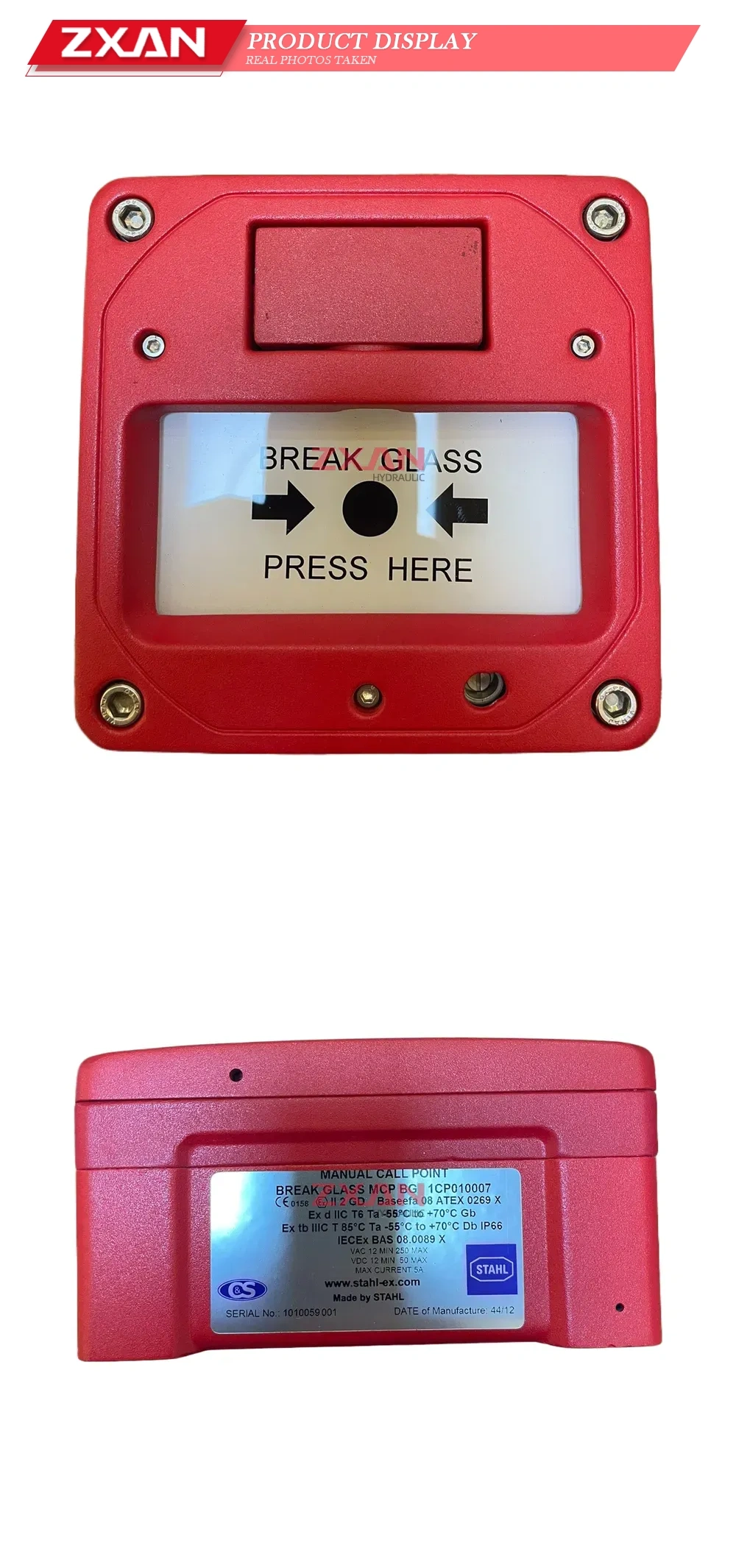 STAHL 1CP010007 Manual Call Point Description