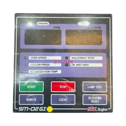 STX Engine / KOMECO SM-02 GI Engine Safety and Control Panel
