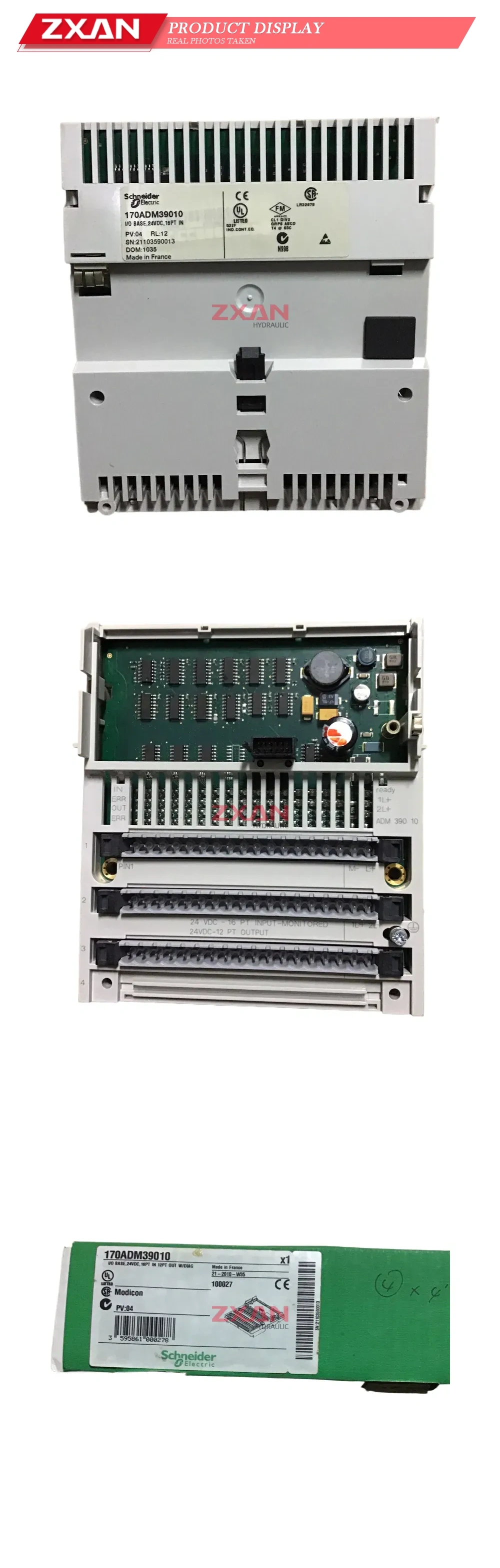 Schneider Electric 170ADM39010 Discrete I/O Base Module Description