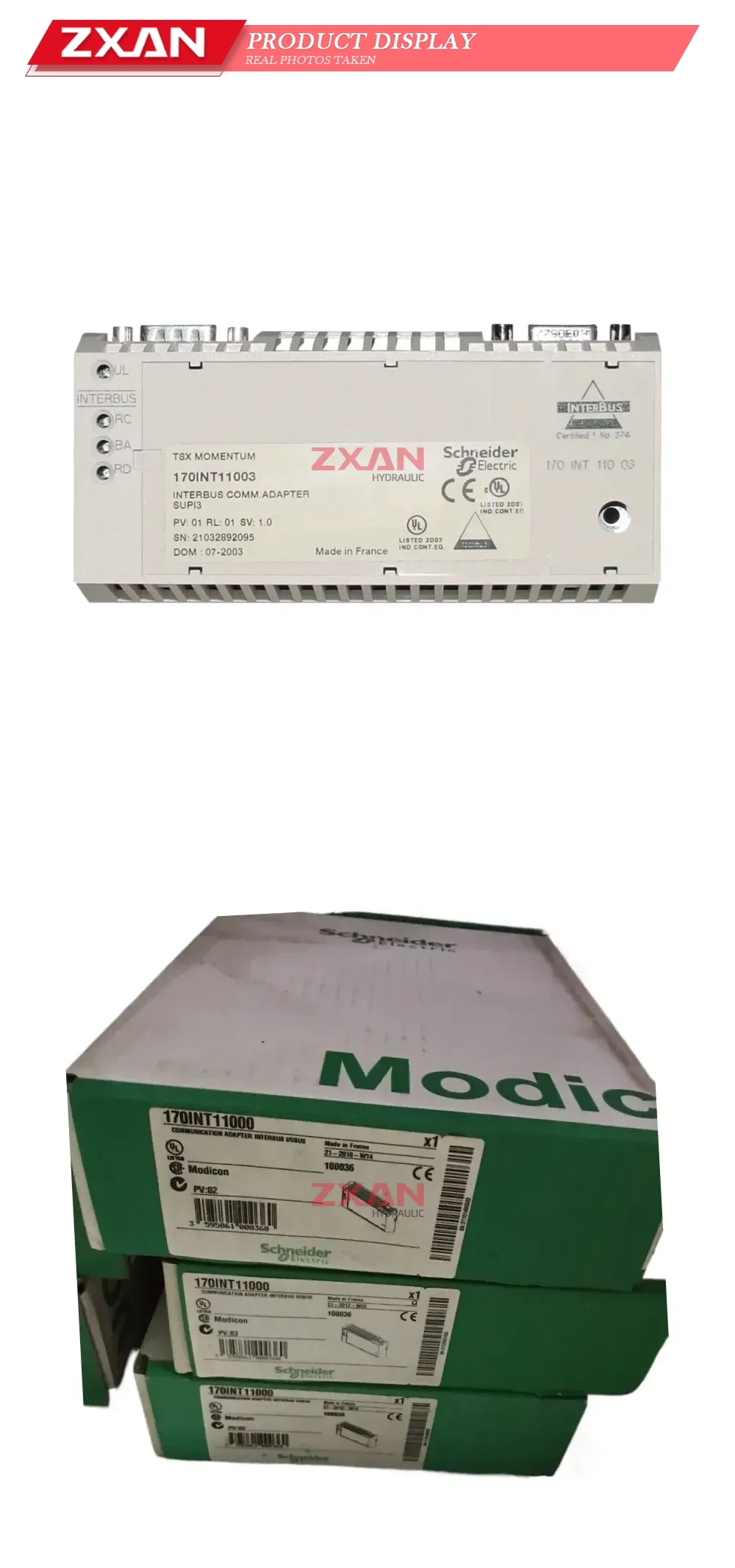 Schneider Electric 170INT11003 Interbus Communication Adapter Description
