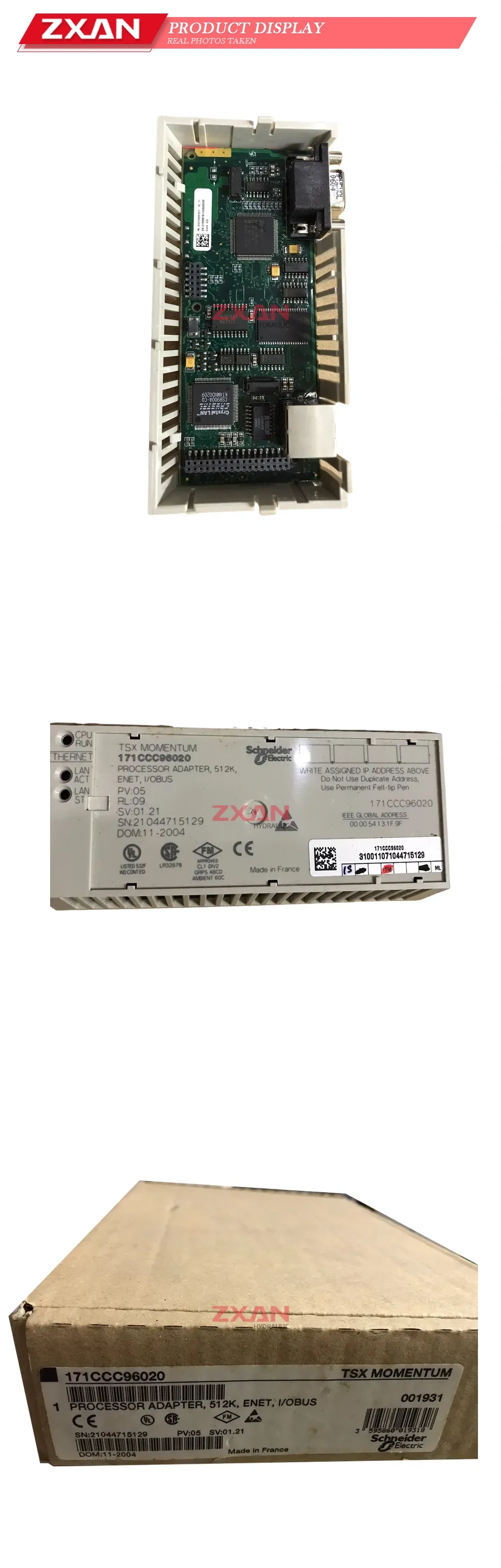 Schneider Electric 171CCC96020 Processor Adapter Description