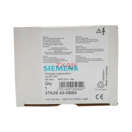 Siemens 3TK29 43-0BB4 Time Delay Relay Module