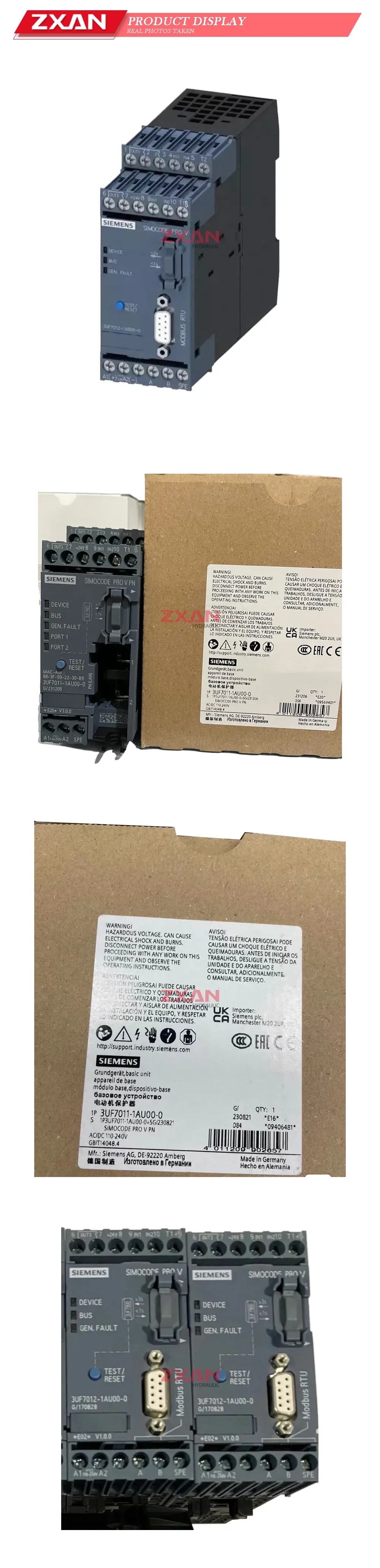 Siemens 3UF7011-1AU00-0 SIMOCODE PRO V Basic Unit Description