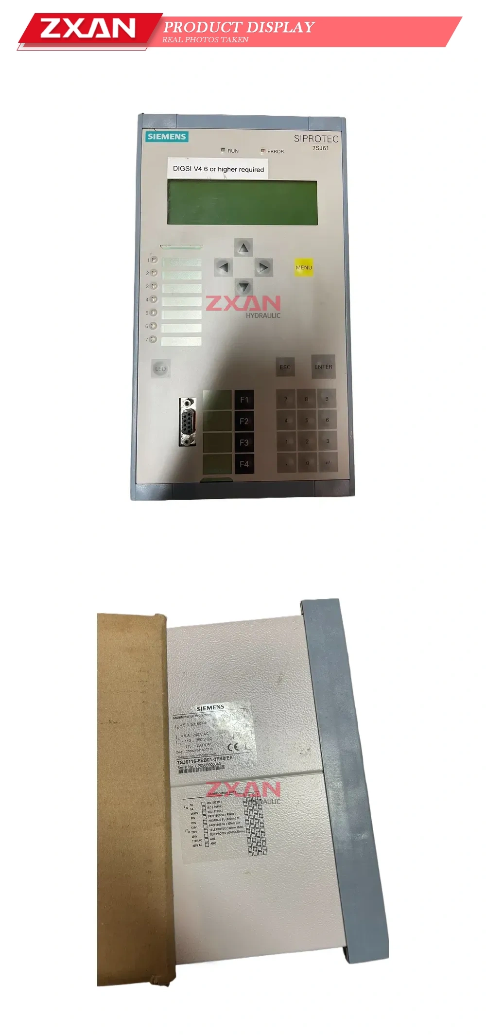 Siemens 7SJ6116-5EB01-3FB0/EE Multifunction Protection Relay Description