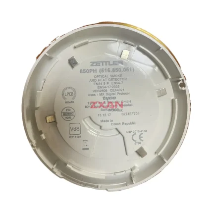 Zettler 850PH (516.850.051) Optical Smoke and Heat Detector