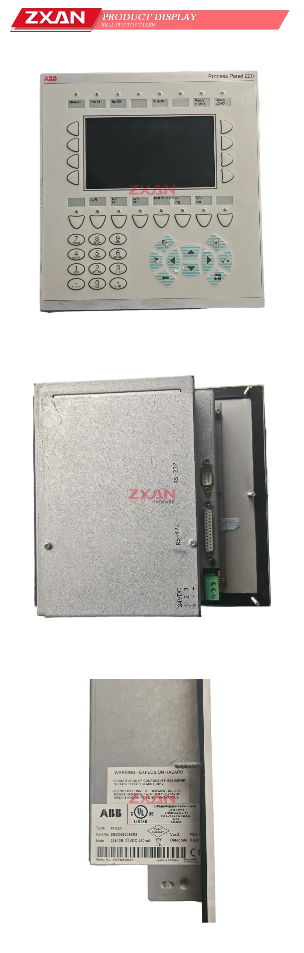 ABB PP220 Process Panel Description