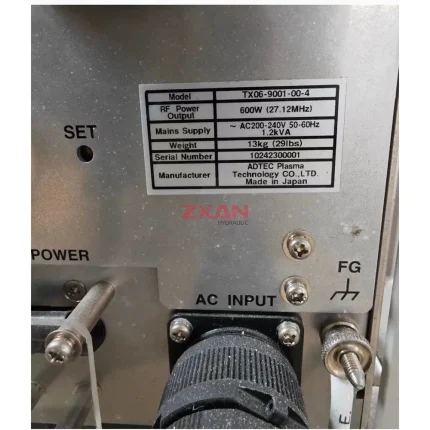 ADTEC TX06-9001-00-4 RF Generator