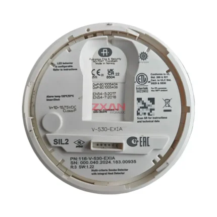 Autronica Fire & Security V-530-EXIA Multi-criteria Smoke Detector with Integral Heat Detector