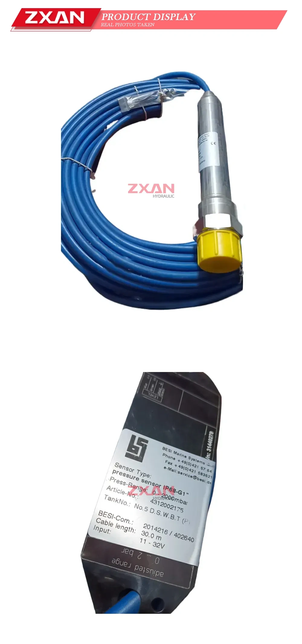 BESI IP68-G1 Pressure Sensor Description