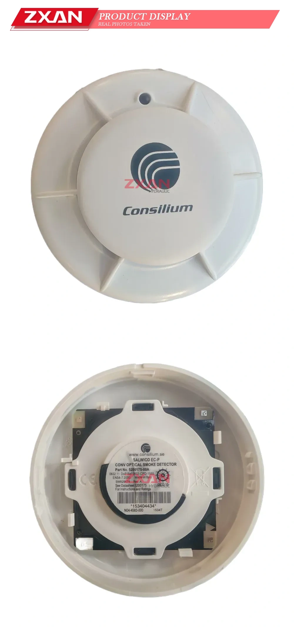 Consilium 5200175-00A Optical Smoke Detector Description