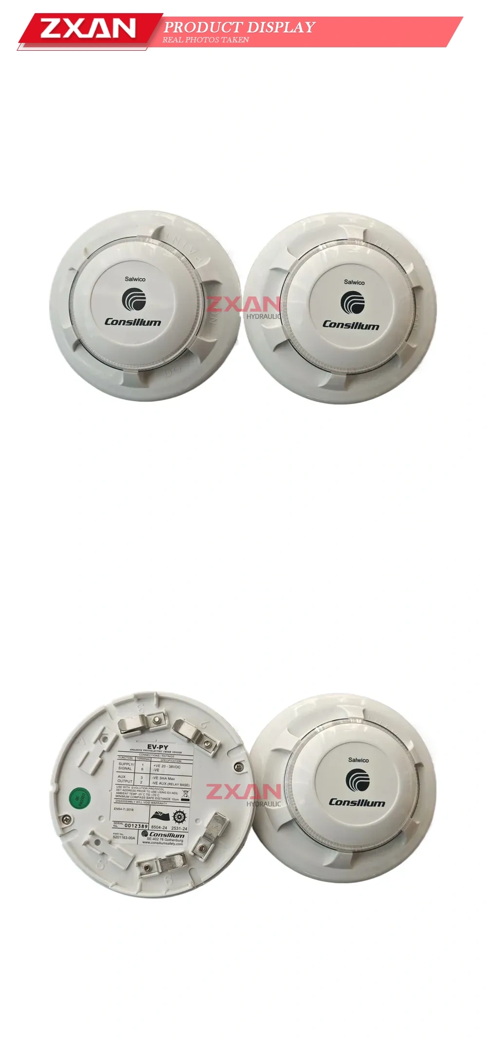Consilium EV-PY Analogue Photoelectric Smoke Sensor Description