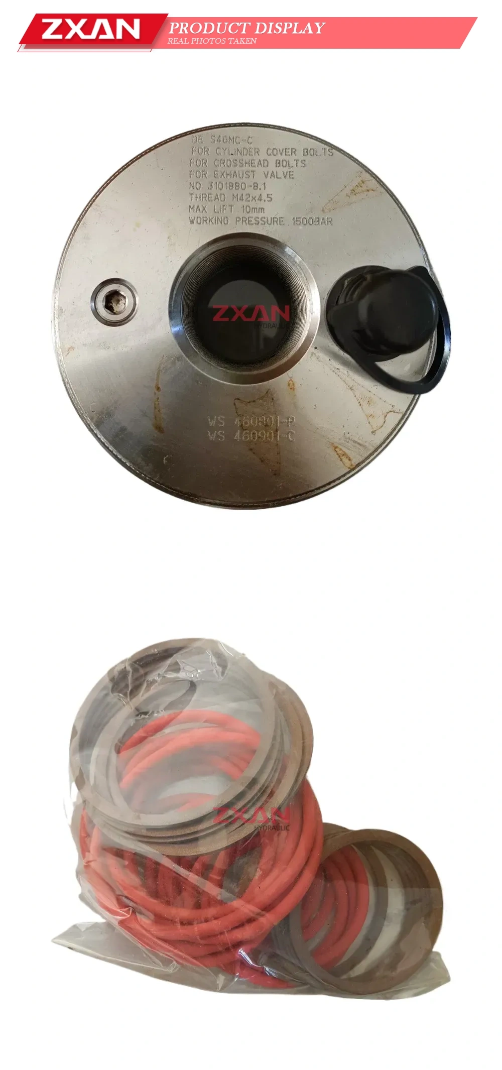 DB S46MC-C Hydraulic Bolt Tensioner Pump Head Description