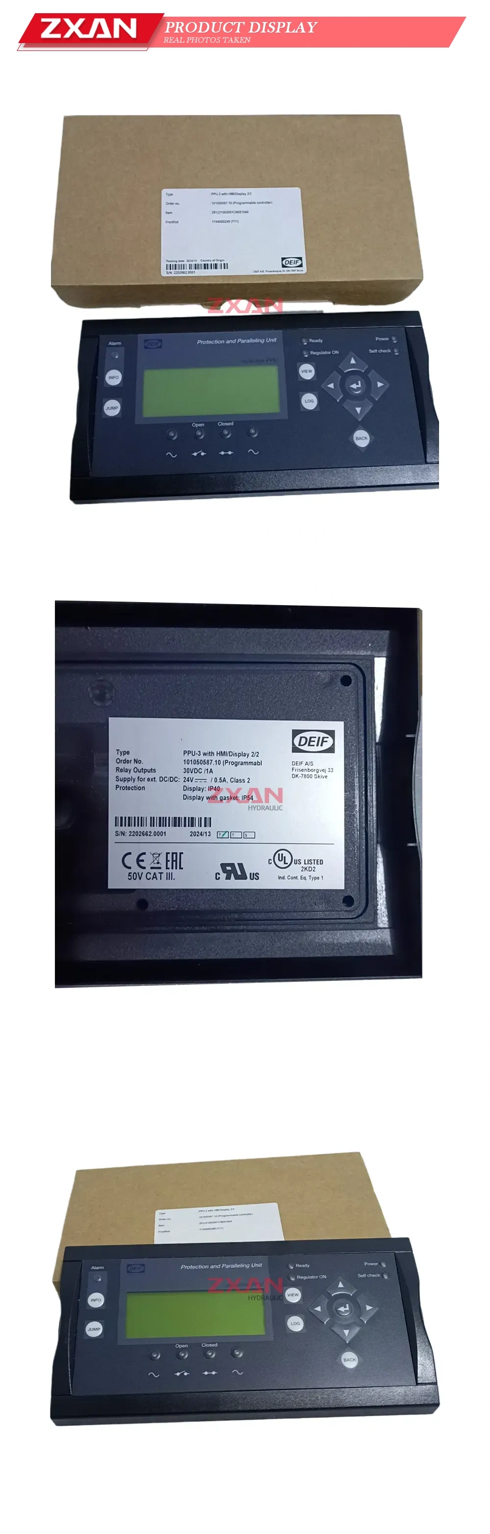 DEIF PPU-3 with HMI/Display 2/2 Protection and Paralleling Unit Description
