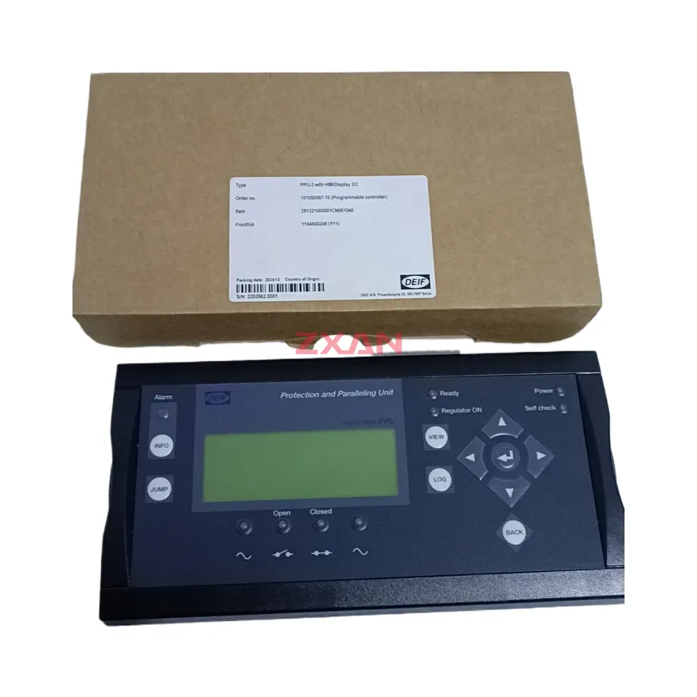DEIF PPU-3 with HMI-Display 2-2 Protection and Paralleling Unit-img1 DEIF PPU-3 with HMI/Display 2/2 Protection and Paralleling Unit