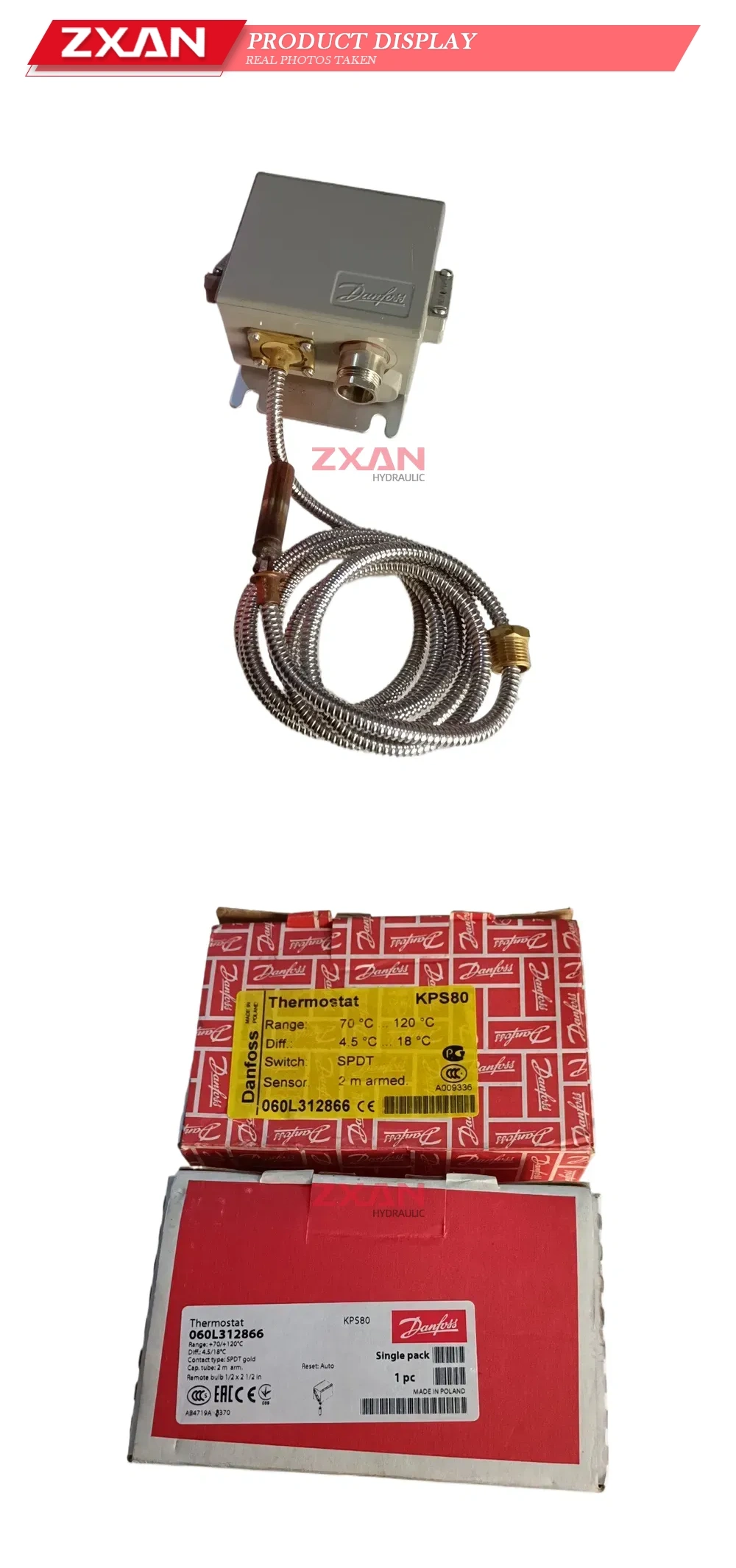 Danfoss KPS80 Thermostat Description